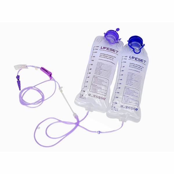 Lifeset Enteral Nutrition Pump Set with Flush