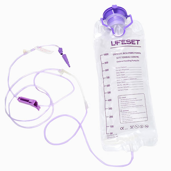 Lifeset Enteral Beslenme Pompa Seti Torbalı Tekli